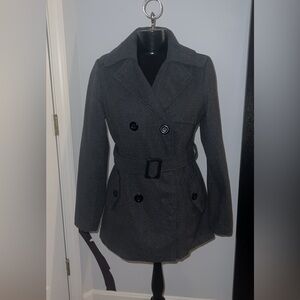 Grey, Wool Pea Coat